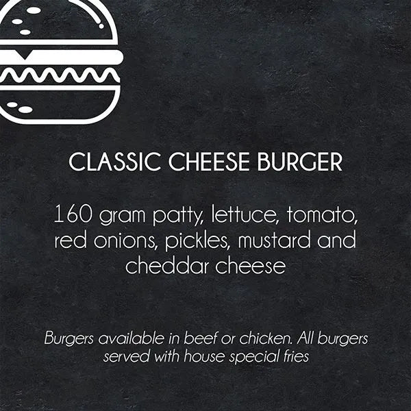 Classic Cheese Burger