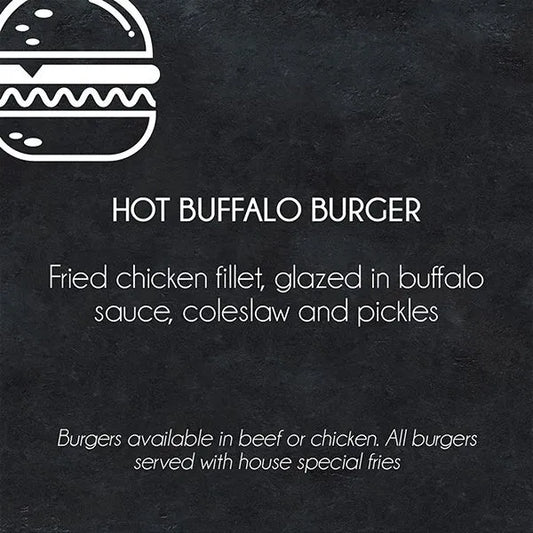 Hot Buffalo Burger