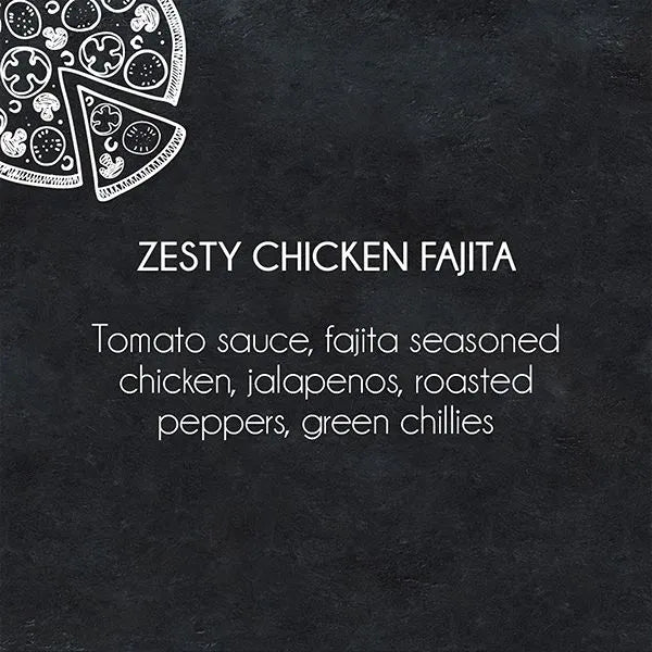 Zesty Chicken Fajita Pizza 12